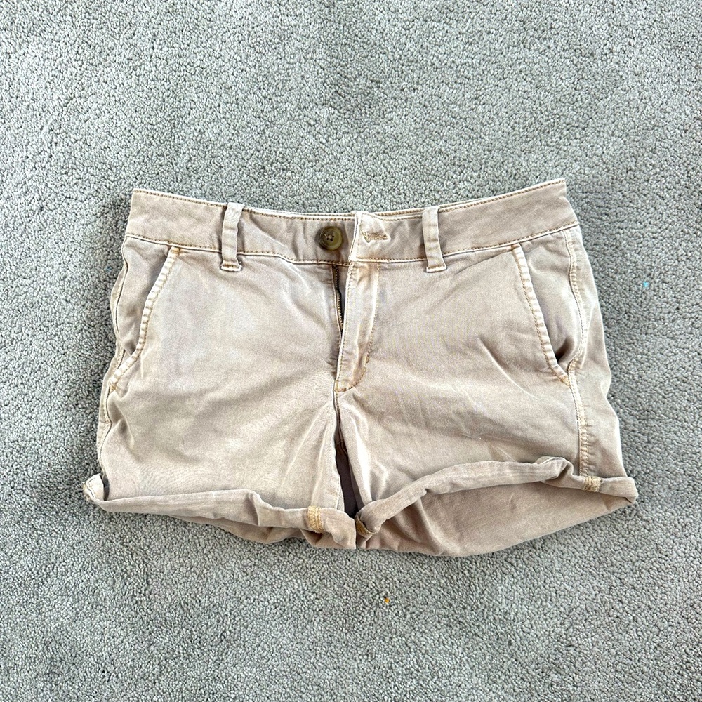 Khaki Shorts - American Eagle